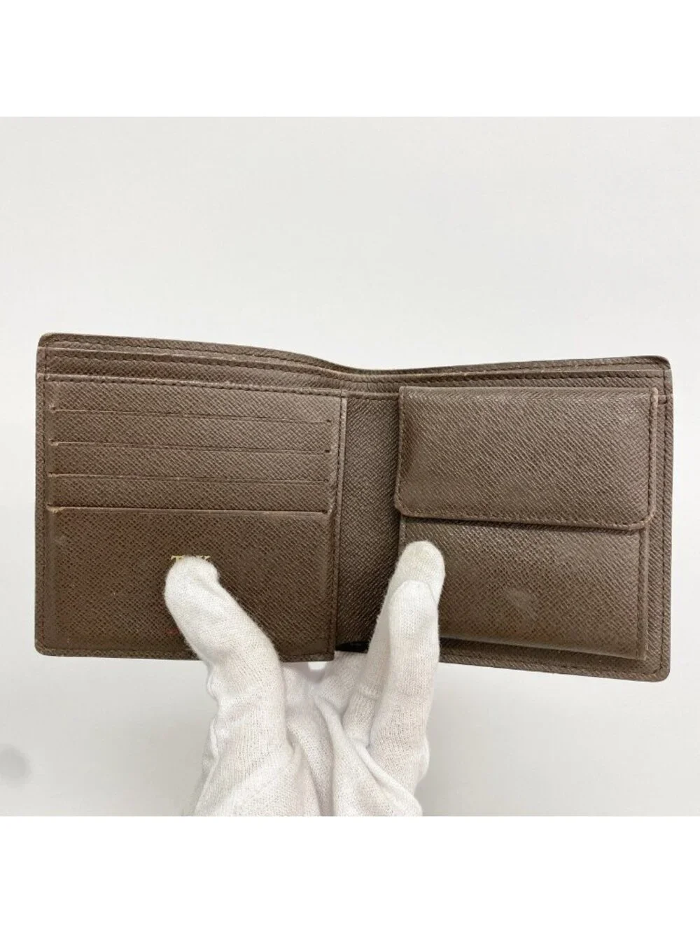 Louis Vuitton Wallet Damier Portefeuille Marco Ebene